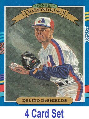 Delino DeShields Baseball Card Collection